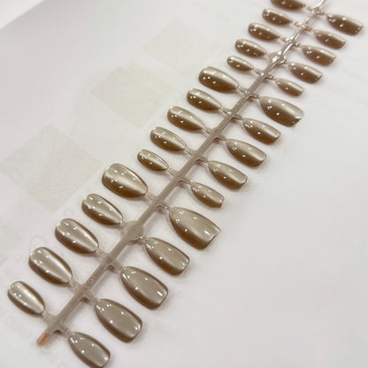 [PREMIUM] Handmade Cat-eye Reflective Nails-800- Free 24 pc Sticker Sheet  included