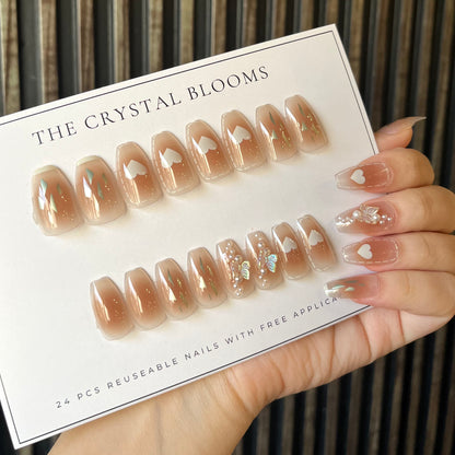3D Nails-562- Free 24 pc Sticker Sheet included