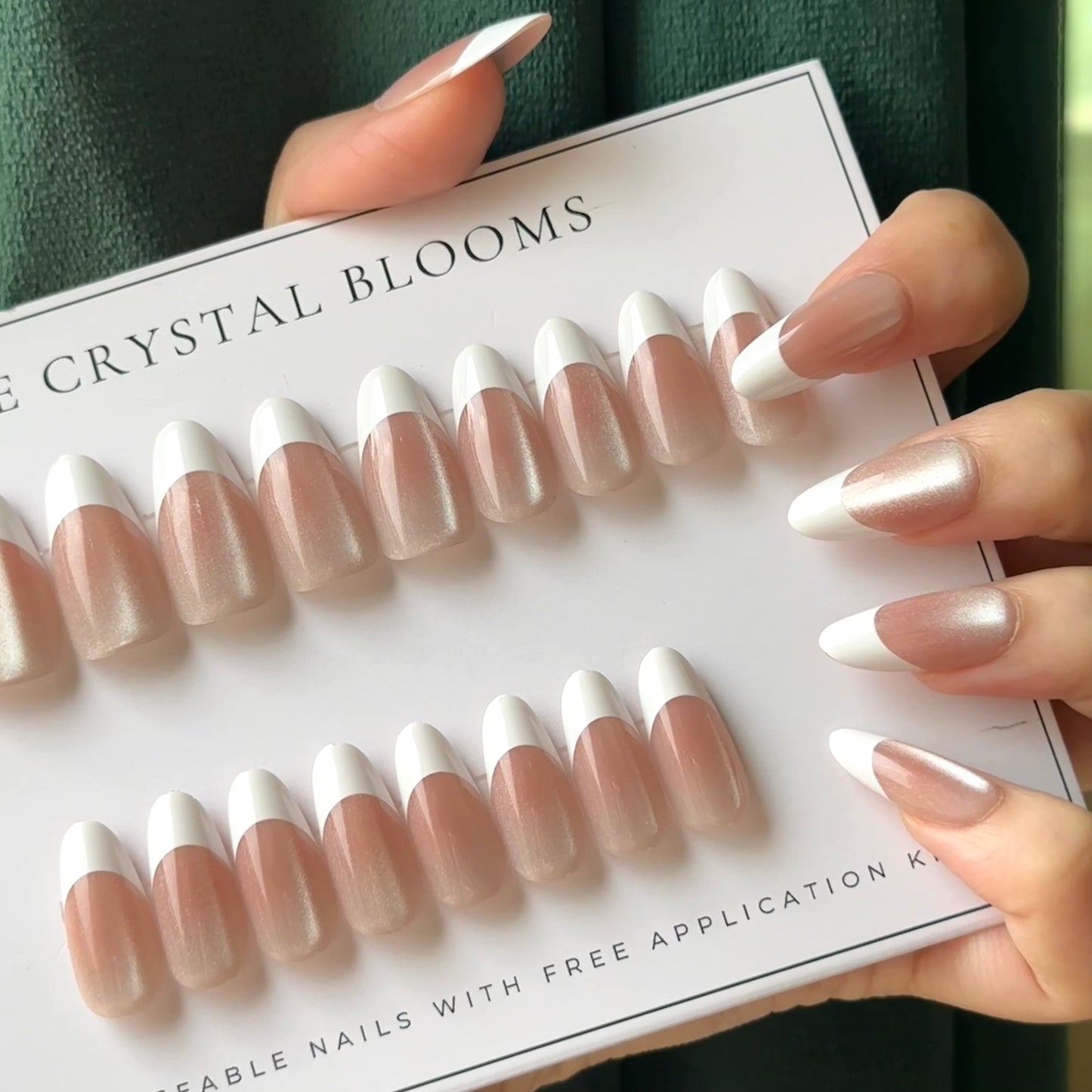 Premium Cat-eye Nails-345MYM- Free 24pc Sticker Sheet included