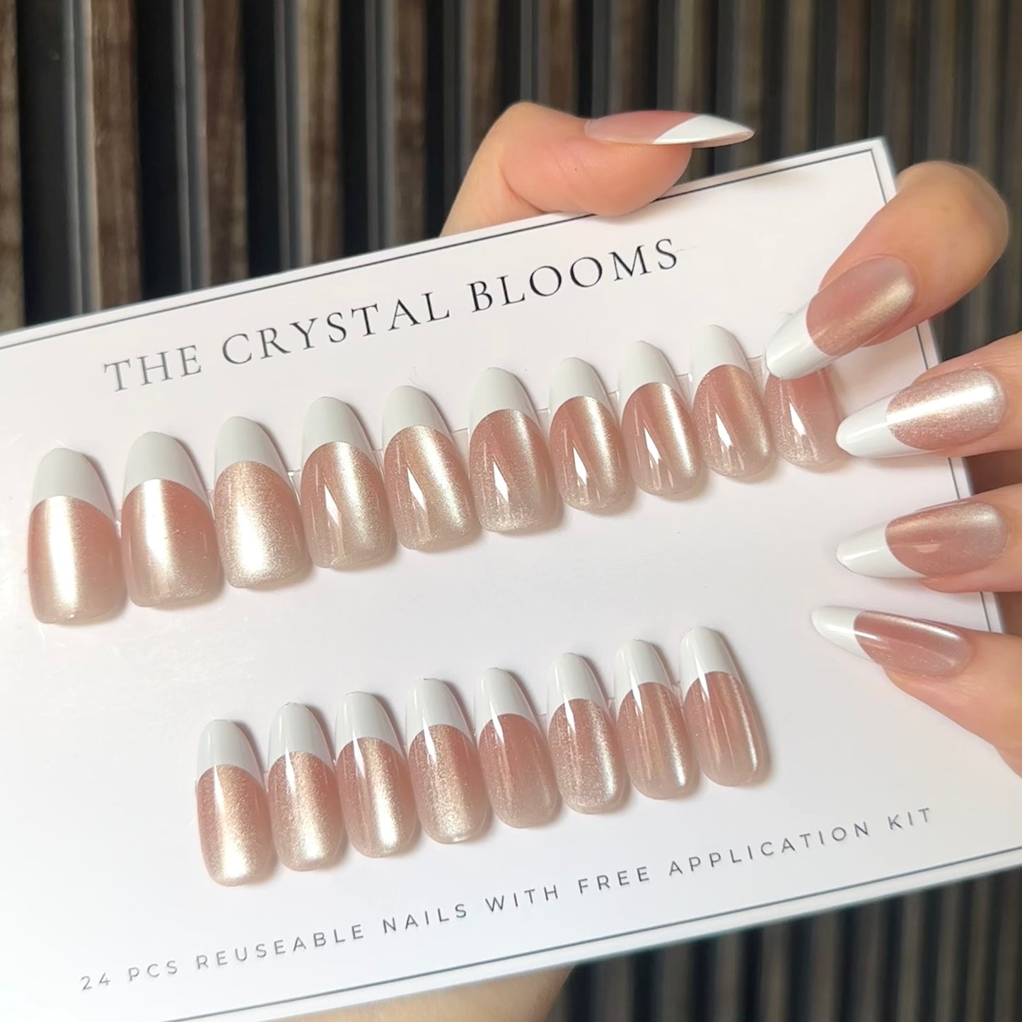 Premium Cat-eye Nails-345MYM- Free 24pc Sticker Sheet included