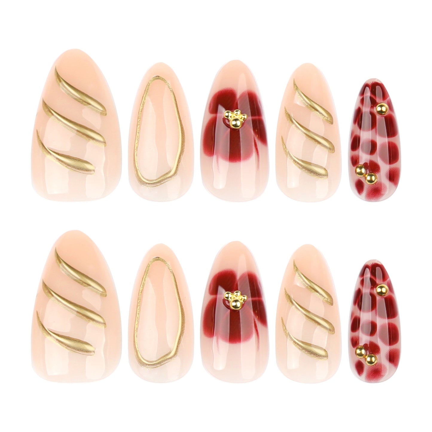 [PREMIUM]3D Nails-3926-3871- Free 24pc Sticker Sheet  included-n