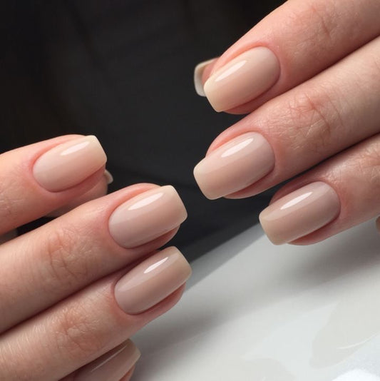 Nails-1256 -Medium Length Almond nails- Free stickers included