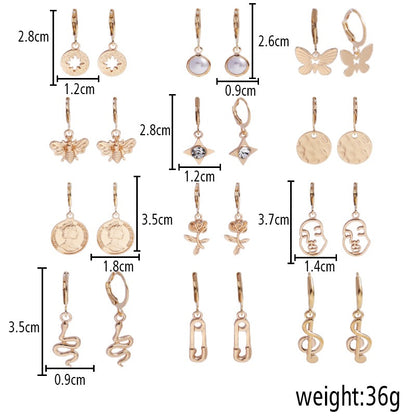 JStudsPack-Set of 12 huggies-518-E