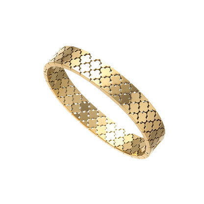 JBracelet (Stainless Steel) 24K Gold plated Anti Tarnish Everyday wear Bracelet - 613