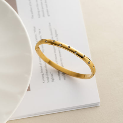 JBracelet (Stainless Steel) 18K Gold plated Anti Tarnish Everyday wear Bracelet -601