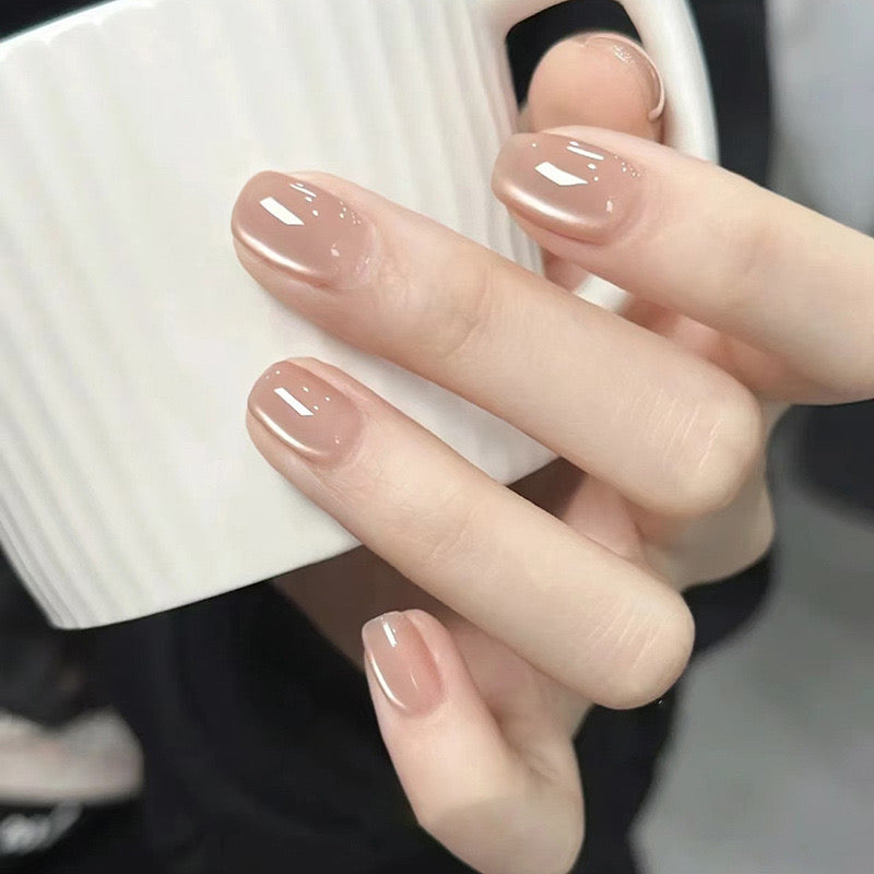 Handmade cat-eye Nails-098- 30 pcs in one pack3D handmade Nails-3099- Free 24 pc Sticker Sheet included