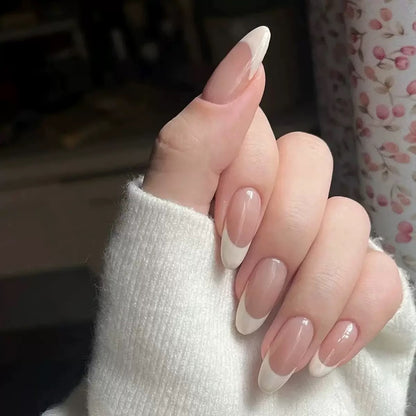 Nails-1043- Almond nails- Free 24 -pc Sticker Sheet  included