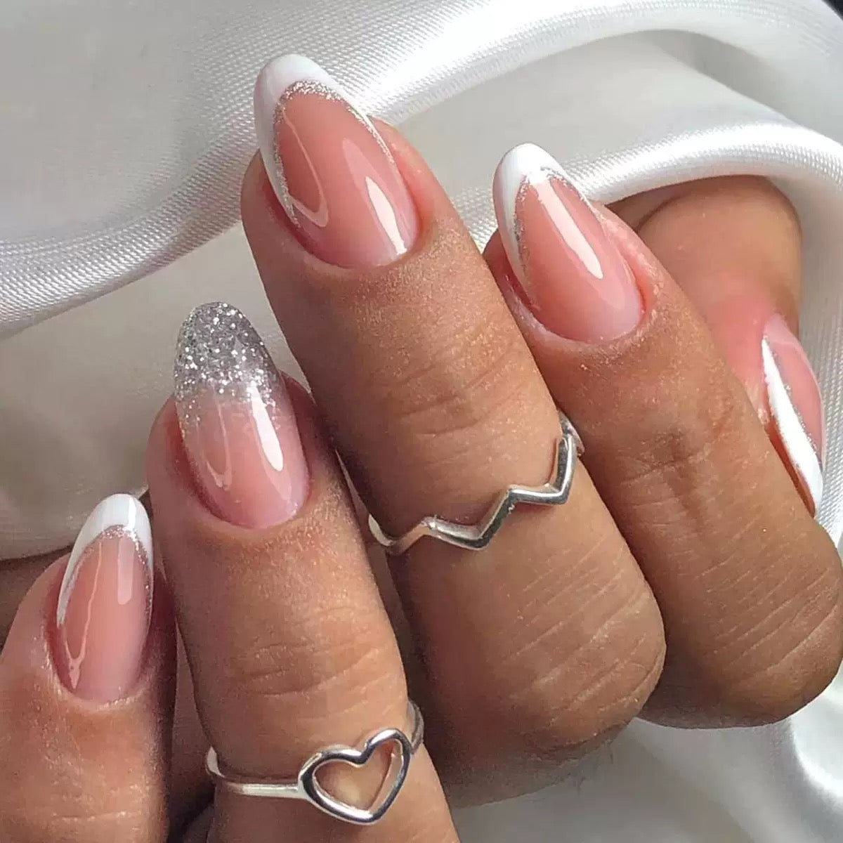 [PREMIUM]Handmade High Quality Nails-1005/3029- Free 24 pc Sticker Sheet  included