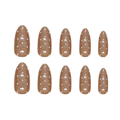 Handmade Cat-eye Reflective Nails-885- Free 24 pc Sticker Sheet  included