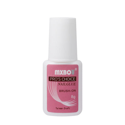 Strong Brush Nail Glue - tough glue for long stickiness - enough for many times use
