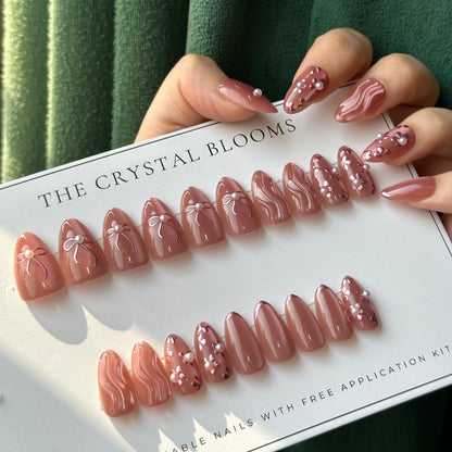 Premium Handmade 3D Nails-(30 nails) 05DJS- Free 24pc Sticker Sheet included