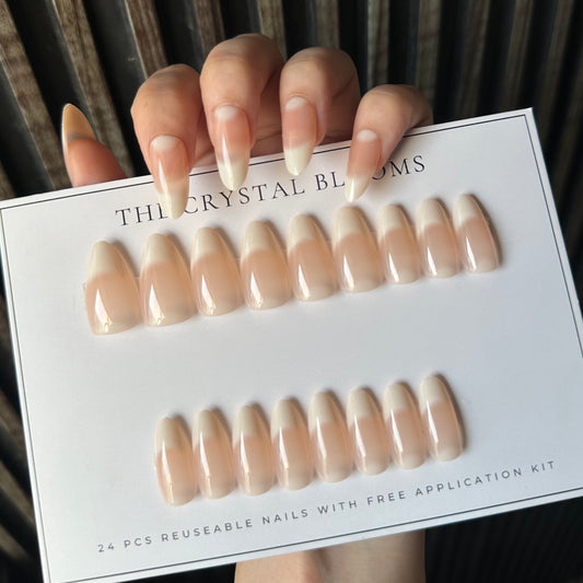 HYPER REALISTIC - MOST NATURAL Nails-722We- Free 24pc Sticker Sheet included