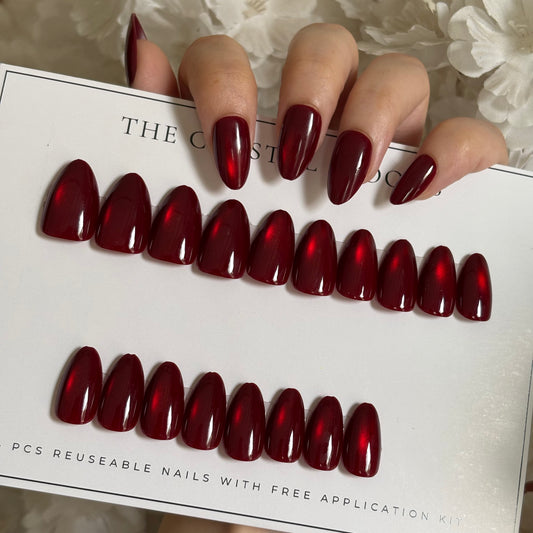 Premium Cat-eye Nails-21MYS- Free 24pc Sticker Sheet included