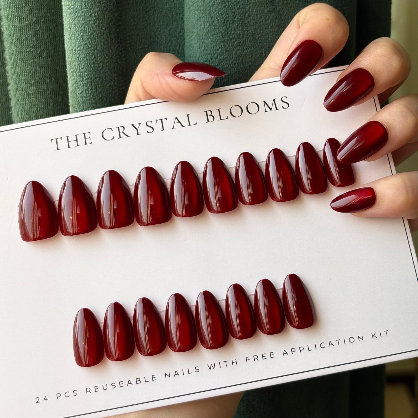 Premium Cat-eye Nails-21MYS- Free 24pc Sticker Sheet included