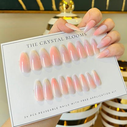 Multi Pastel Nails-3473- Free 24-pc Sticker Sheet  included