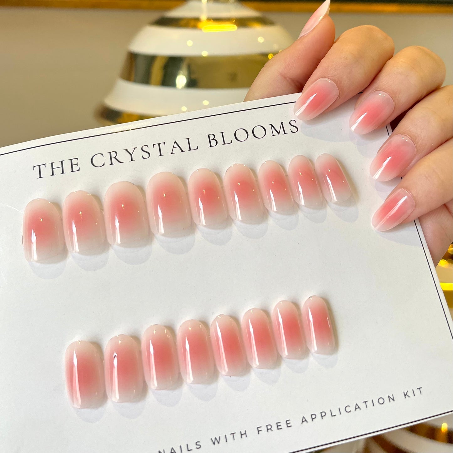 Nude Shaded Nails -751-Free 24 pc Sticker Sheet  included