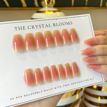 Nails-4148-Almond nails- Free 24pc Sticker Sheet  included