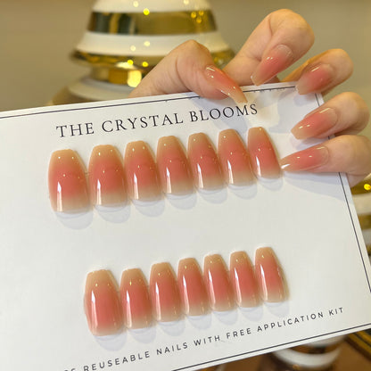 Nails-4148-Almond nails- Free 24pc Sticker Sheet  included