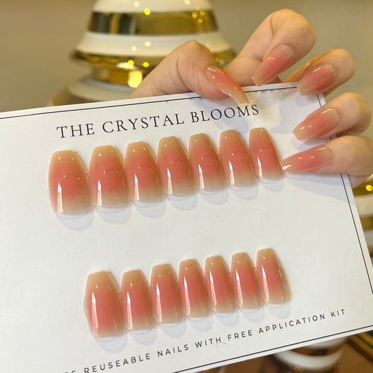 Nails-4148-Almond nails- Free 24pc Sticker Sheet  included