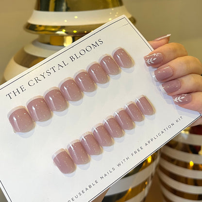 Nails-520-Square nails- Free 24 pc Sticker Sheet  included
