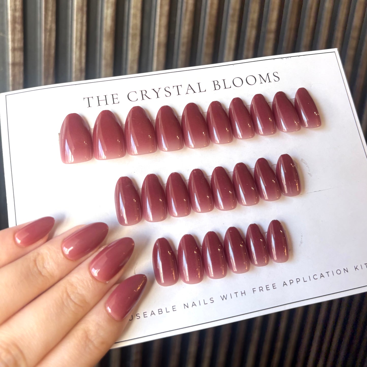 Plum Ombre Nails-880- Free 24 pc Sticker Sheet  included-n