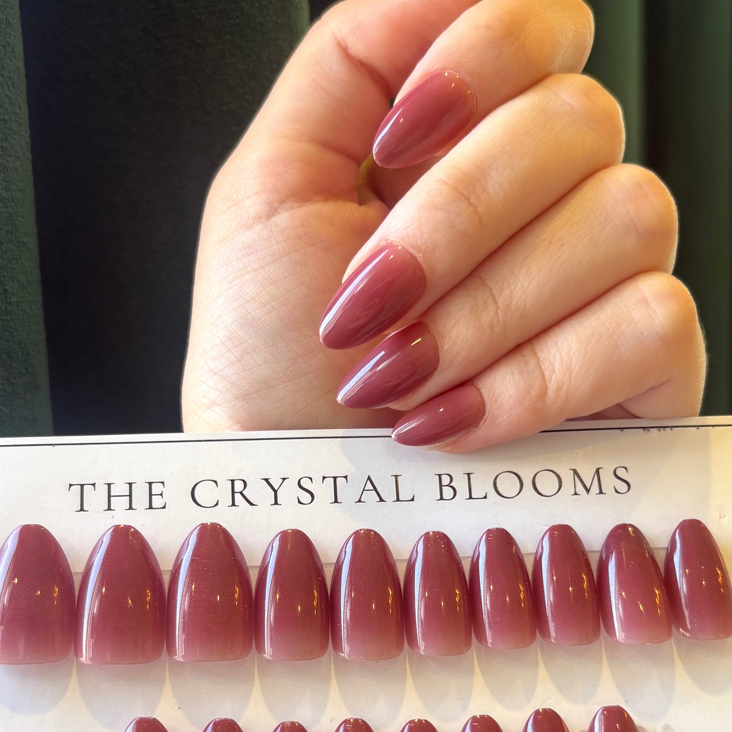 Plum Ombre Nails-880- Free 24 pc Sticker Sheet  included-n