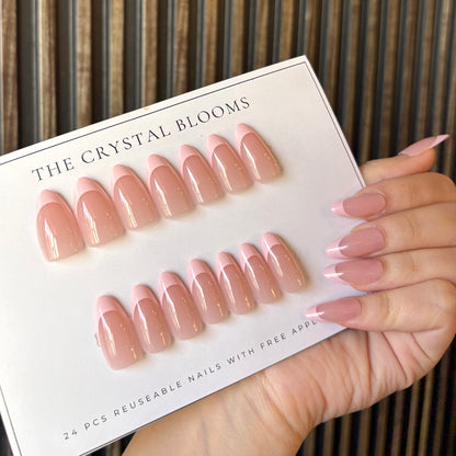Nails-4336- Almond french nails