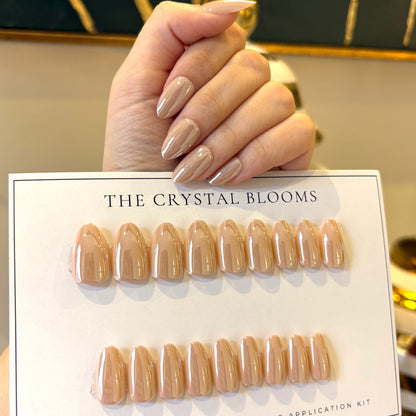 [PREMIUM] Handmade Chrome Nails-801- Free 24 pc Sticker Sheet  included